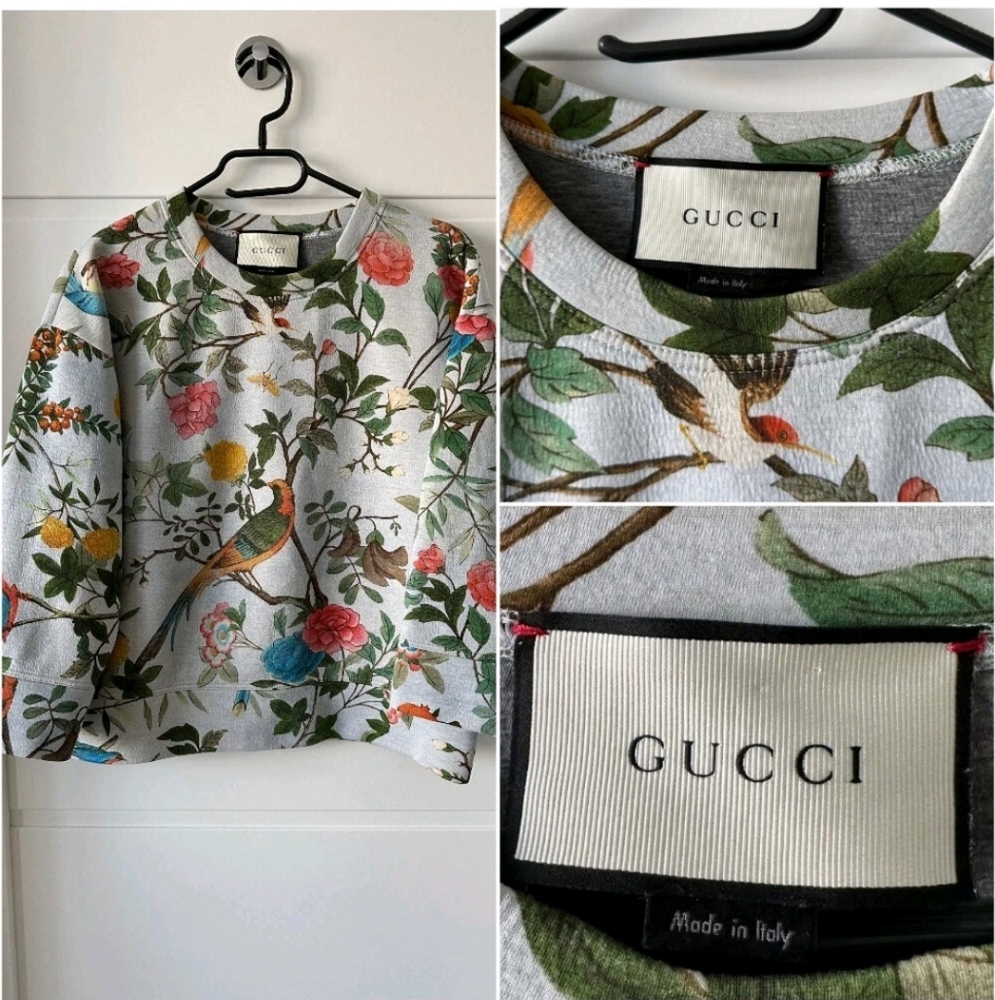 Gucci Tian Neoprene M Jumper Sweatshirt